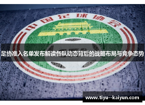 足协准入名单发布解读各队动态背后的战略布局与竞争态势